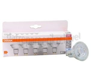 Foto van Osram Ledlamp LED PAR16 36 graden 4,3W GU10 350lm 4000K 