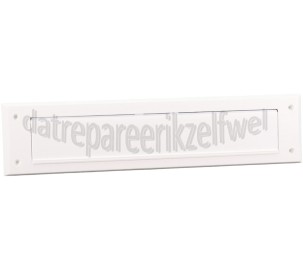 Foto van Deltafix Brievenbus Afdichting met klep Premium Wit 