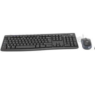 Foto van Logitech Toetsenbord MK270 Keyboard + Muis Zwart, US Layout 