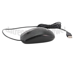 Foto van Logitech Muis M100 Zwart 1000 DPI, link- en rechtshandig, bedraad 
