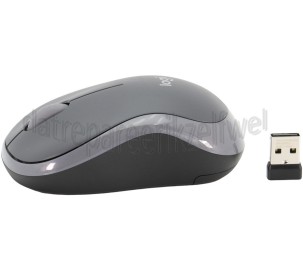 Foto van Logitech Muis M185 Grijs 1000 DPI, Draadloos 