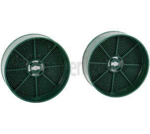 Foto van Pelgrim Filter LongLife geur-koolstoffilter, 2 stuks PSK625RVS, PSK925RVS 