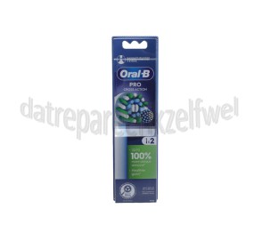 Foto van OralB Tandenborstelset Pro Cross Action White Oral-B tandenborstels 