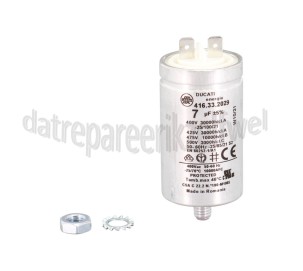 Foto van Indesit Condensator 7uF IS70CS, CTD80P 