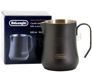 Foto van DeLonghi Reservoir Melkopschuimkan Zwart Capuccino, caffe latte, latte macchiato, 500ml 