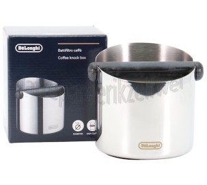 Foto van DeLonghi Klopbakje Gepolijst RVS Gebruikt koffiedik 