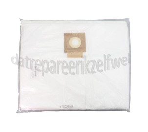 Foto van Nilfisk Stofzuigerzak Fleece, 10 Stuks, 50 Liter LSU155, LSU255 