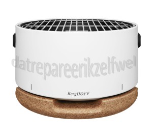 Foto van BergHOFF Barbecue LEO Tafel BBQ Wit Tuin, Balkon, Strand 