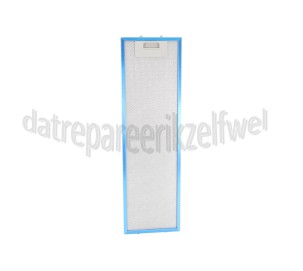 Foto van Pelgrim Filter Metaalfilter, 159x534mm SLK640RVSP01, SLK640RVSP02 