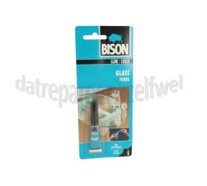 Foto van Bison Lijm Glas Lijm, Onzichtbaar Voor voorwerpen van glas en kristal 