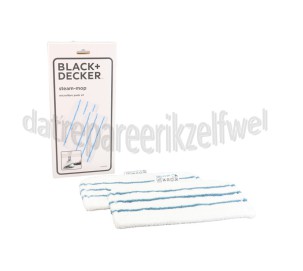 Foto van Black & Decker Doekenset Microvezel, 2 stuks Steam-Mop 