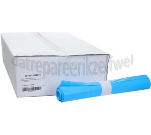 Foto van Vuilniszak Afvalzakken Blauw 90x110x0.03cm 