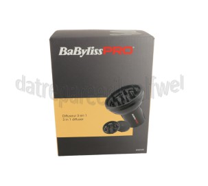 Foto van BaBylissPRO Diffuser 3 in 1 BabylissPRO Veneziano 2200W, Luminoso Zwart 2100W 