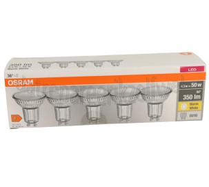 Foto van Osram Ledlamp LED PAR16 36 graden 4,3W GU10 350lm 2700K 