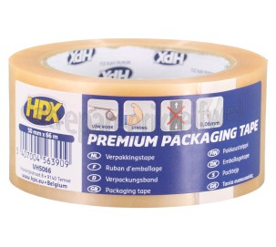 Foto van HPX Tape Premium Verpakkingstape, 50mm x 66 meter 