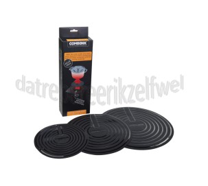 Foto van Combekk Beschermer Inductiemat, set van 3 BPA-vrij, 100% Siliconen, tot 200 Graden 