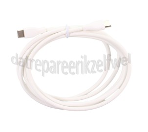 Foto van USB Kabel USB Type C male naar USB Type C male, wit, 1,8 mtr Universeel USB Type C 