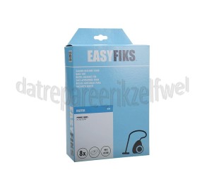 Foto van Easyfiks Stofzuigerzak Power Micro Fleece 8 stuks Nw Stijl Power 10/20/30/40 