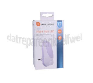 Foto van Smartwares Ledlamp Nachtlamp met bewegingsmelder 0,4 W 230V 
