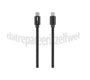 Foto van USB Kabel zwart, magnetisch, 100 cm USB Type C + Type C 