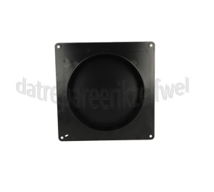Foto van Rooster zwart, 150mm diameter Gevel 