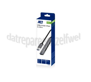 Foto van ACT Hub USB-A hub 3x USB-A 2.0, 1x USB-A 3.0 