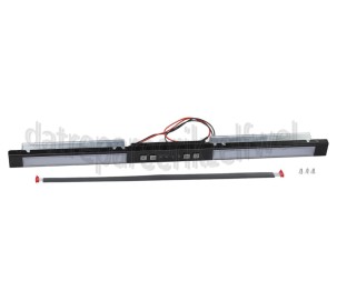 Foto van Novy Bedieningspaneel Met verlichting Crystal 60cm, zwart, 26052 