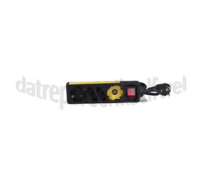 Foto van Q-Link Tafelcontactdoos 2x Euro, 2x randaarde 4-voudig met schakelaar 