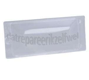 Foto van Faber Glaasje Verlichting, Afdekking Strip X A60, Flexa Inox A60 FB EXP 