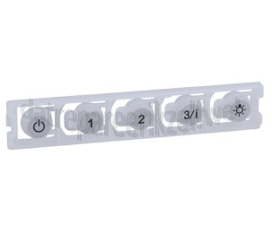 Foto van Faber Knop Knoppenset Platis Isola HFH X F90, Nice Fit HFH X/V F90 