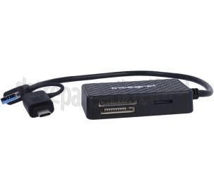 Foto van Integral Cardreader Kaartlezer USB3.2 GEN1 Micro SD, SD, Memory Stick, Compact Flash 