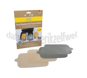 Foto van NoStik Beschermer Air Fryer Bak- & Beschermfolie, 4 stuks 