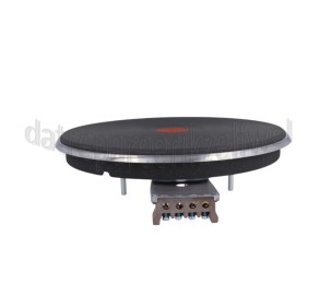 Foto van Brandt Kookplaat 2000W, 4mm Rand, EGO 