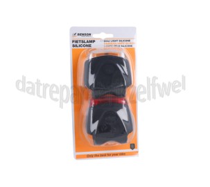 Foto van Lamp LED Fietslampen COB Siliconen 3 Standen, AAA batterijen (niet inbegrepen) 