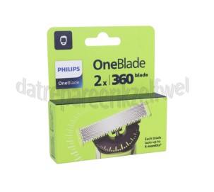Foto van Philips Scheerblad OneBlade 360, 2 Pak OneBlade 