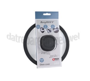Foto van BergHOFF Deksel LEO Glazen Deksel Stone 20cm 