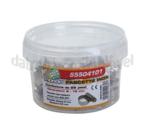 Foto van Slangklem 8-12 mm -RVS- 