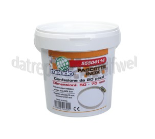 Foto van Slangklem 50-70 mm -RVS- 