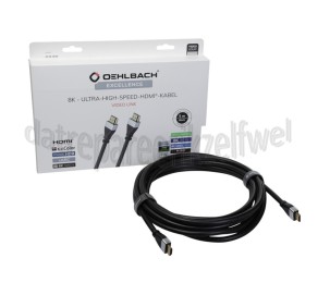 Foto van Oehlbach HDMI 2.1 Kabel Excellence Ultra-High-Speed HDMI kabel HDMI 2.1, 5 meter 