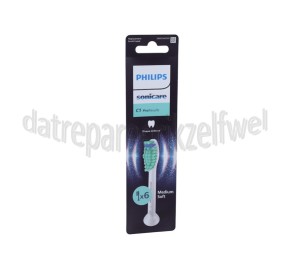 Foto van Philips Tandenborstelset C1 ProResults opzetborstels, 6 stuks, wit Sonicare 