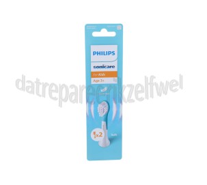 Foto van Philips Tandenborstelset Sonicare For Kids opzetborstels small, 2 stuks, wit Sonicare For Kids 