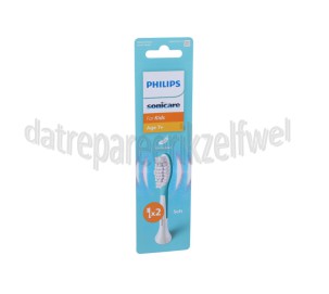 Foto van Philips Tandenborstelset Sonicare For Kids opzetborstels, 2 stuks, wit Sonicare For Kids 