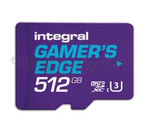 Foto van Integral Memory card V30 Gamer's Edge microSDXC Card 512GB Class 10, Nintendo Switch 