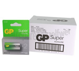 Foto van GP Batterij C LR14 1,5V Baby Super Alkaline 