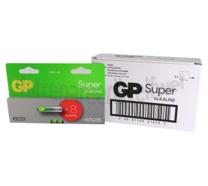 Foto van GP Batterij AAA LR03 1,5V Multipack Potlood Super Alkaline 