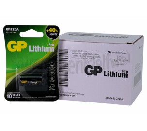 Foto van GP Batterij Foto batterij DL123A 3V Lithium 