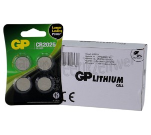 Foto van GP Batterij Knoopcel CR2025 3V DL2025 Lithium 
