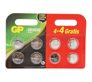 Foto van GP Batterij Knoopcel CR2032 3V DL2032 Lithium 