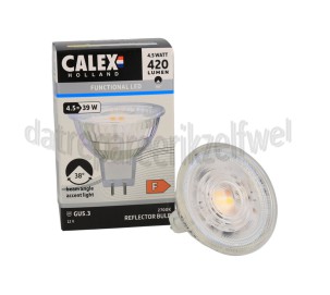 Foto van Calex Ledlamp SMD Reflector 4,5 Watt 420 Lumen 2700K GU5.3 MR16 