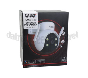 Foto van Calex Beveiligingscamera Smart Outdoor PTZ Camera Wit, 3MP, 2K 